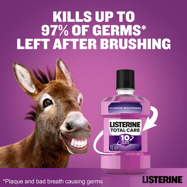 Listerine Total Care 10-In-1 Mouthwash, 2 X 1L