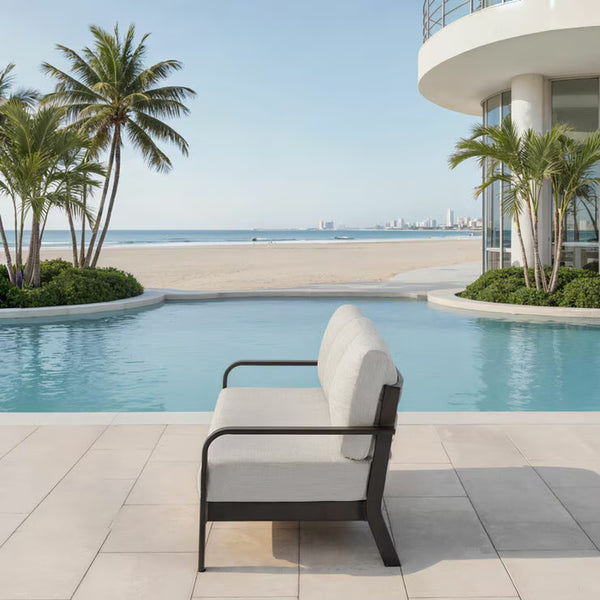 Mode Living Calgary 4 Piece Deep Seating Set + Cover