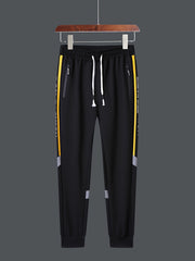 2pcs Men's -Lined Thickened Winter Jacket and Pants Set