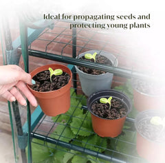 Greenhouse Indoor/Outdoor Use PVC Material Perfect to Storge Flower Pots, Plants