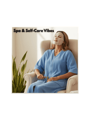 Women’s Zip-Up Cotton Bathrobe – Soft Terry Towelling Dressing Gown, Absorbent Towel Robe for Home & Spa Use