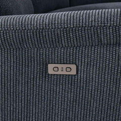 Maverick Grey Fabric Power Recliner Armchair