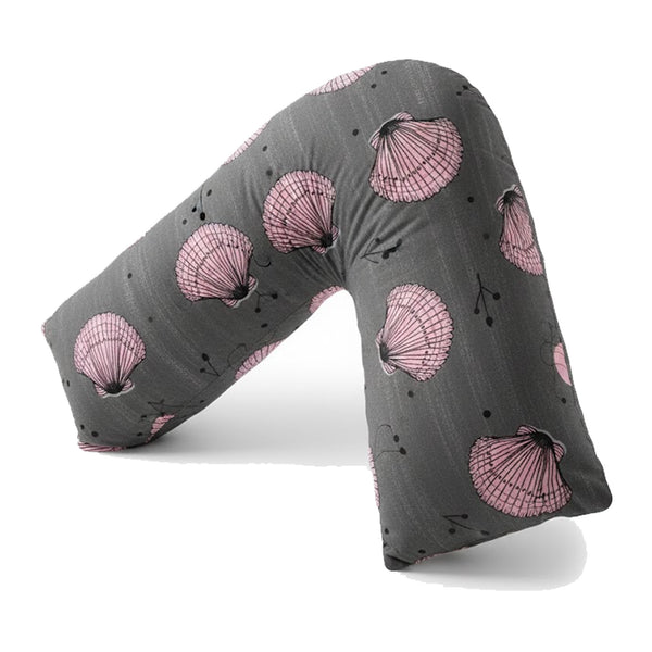 Adam Home V Pillow with Pillowcase Extra Filled Hollow Fiber for Neck Support, Orthopedic, Maternity Pregnancy & Nursing Super Soft & Comfortable V shaped Pillow with Pillowcase