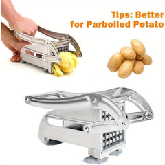 Potato Chipper Chip Chopper Cutter Slicer Maker 2 Stainless Steel Sharp 36/ 64 Holes French Fry Easily Removable