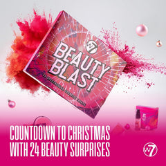 W7 Beauty Blast Advent Calendar 2025 - Individually Boxed Makeup & Cosmetic Surprises for the 24 Days to Christmas - Cruelty Free, Holiday Gifting