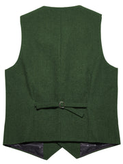 Men'S Vest Retro Fashion Groom Wedding Party Vest Men'S Herringbone Casual Business Waistcoat