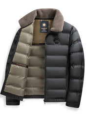 Men'S Jacket Autumn And Winter New Jacket Middle-Aged Thickened Warm Top Men'S Clothing