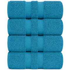 Pack of 4 Jumbo Bath Sheets Set 100% Egyptian Cotton (80x140 CM) Quick Dry 500GSM Highly Absorbent Soft Feel Bath Sheets XL Bathroom Towel Perfect for Daily Use