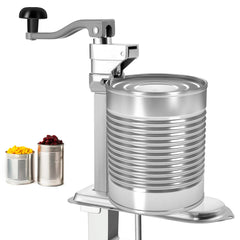 Heavy-Duty Commercial Can Opener - Stainless Steel Manual Can Lid Opener with Lever Handle, for Home, Restaurant, Commercial Kitchens - Opens Large Cans up to 25.4cm Tall - Durable & Easy-Clean Design, Can Openers for Kitchen, Restaurant Essentials, Kitch