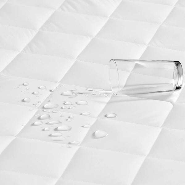 4B Quilted Waterproof Mattress Protector Extra Deep 30cm with Quilted Top Layer and All-Around Elastic, Designed for Stable Mattress Fit and Easy Maintenance, Suitable for Home Use, Guest Rooms and Let Properties, Available in Single Small Double 4FT Doub