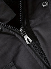 Men'S Thick Mid-Length Jacket with a Hood, Winter Parka for Warmth, Suitable for Outdoor Casual Wear, Featuring a Zip And Multiple Pockets, with a Removable Hat