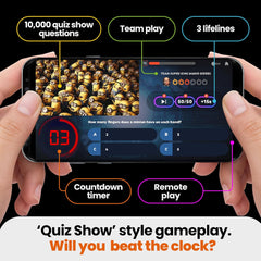 Outsmarted - the App-Connected TV Quiz-Show Board Game | Kids, Teens & Adults | Next-Level Game Night for Family & Friends | 2–24 Players | Age 8+ | 10,000+ Questions | 2026 Edition