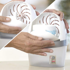 Unibond AERO 360º Moisture Absorber, 1 Device Incl. 1 Refill Tab 450G, Ultra-Absorbent Dehumidifier, Helps to Prevent Condensation, Mould & Musty Smells, Recyclable, Refillable Condensation Absorber