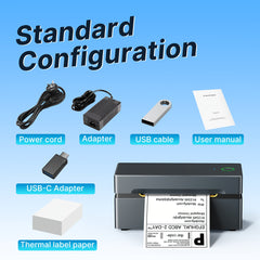 PL80EB 4x6 Wireless Thermal Shipping Label Printer For Small Business Compatible With Smartphone And Computer Used For Shipping Labels, Thermal Label Printer, For E-commerce, Warehouse, And Office Use Freight