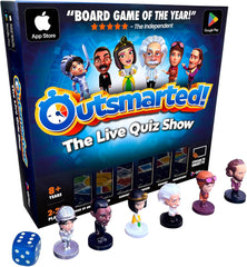 Outsmarted - the App-Connected TV Quiz-Show Board Game | Kids, Teens & Adults | Next-Level Game Night for Family & Friends | 2–24 Players | Age 8+ | 10,000+ Questions | 2026 Edition