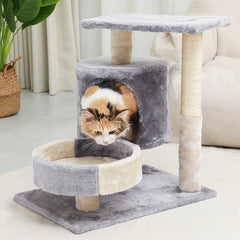 Cat Tree Cat Climbing Tower - Ultimate Indoor Playground for Your Feline Friend: Cat Tree! Cat Condo with Plush Perch/Jumping Platform Cat Activity Centre