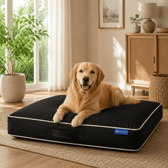 4B Waterproof PetRest Dog Bed Soft Washable Pet Cushion for Small Medium and Large Dogs Indoor Use
