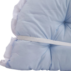 1pc Princess Style Large Ultra-Soft Comfortable Headboard Pillow Wedge Bed Rest Reading Pillow with Fixing Ties, Ruffled Edges Positioning Support Pillow with Removable Cover, Backrest Cushion for Bed Couch Sofa Living Room Bedroom Home Room Decor, Ideal