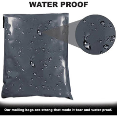 100 X Efforias 9 X 12 Grey Mailing Bags | Self Adhesive | Waterproof and Tear-Proof Postal Bag