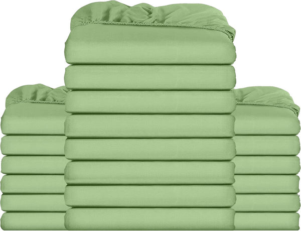Utopia Bedding Fitted Sheet Double, Grey - Deep Pocket 14 Inch (35 Cm) - Easy Care - OEKO-TEX Certified - Soft Brushed Microfibre Fabric - Shrinkage and Fade Resistant - Bottom Sheet