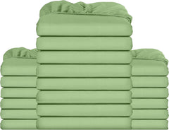 Utopia Bedding Fitted Sheet Double, Grey - Deep Pocket 14 Inch (35 Cm) - Easy Care - OEKO-TEX Certified - Soft Brushed Microfibre Fabric - Shrinkage and Fade Resistant - Bottom Sheet
