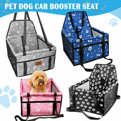Portable Breathable Bag for Pets, Designed As a Booster Seat for Travel with a Seat Belt