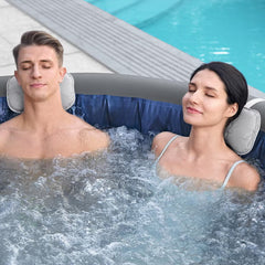 Lay-Z-Spa Santorini Maxhold Energysense Smart Luxe Hydrojet Pro, 7 Person Inflatable Spa