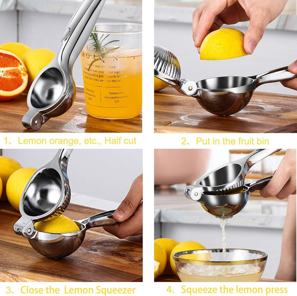 Lemon Squeezer Manual - Heavy Duty - Manual Citrus Juicers, Press Hand Lime Citrus Fruit Juicer, Safe Quick and Effective Juicing, Super Easy to Clean