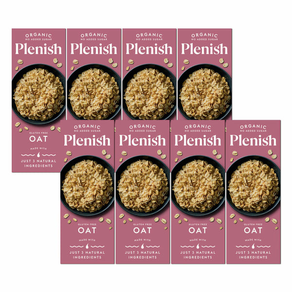 Plenish Organic Oat Milk, 8 X 1L