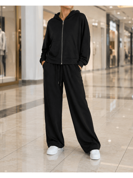 Women'S Soft Touch Tracksuit Set, Zip Up Hooded Jacket & Joggers, Casual 2pcs Lounge Wear Co Ord Outfit, Casual and Sports Wear, Gym Wear Street Wear