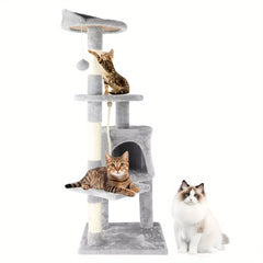Tall Cat Tree Large Climbing Tower Kitten Scratching Post Condo Activity Centre