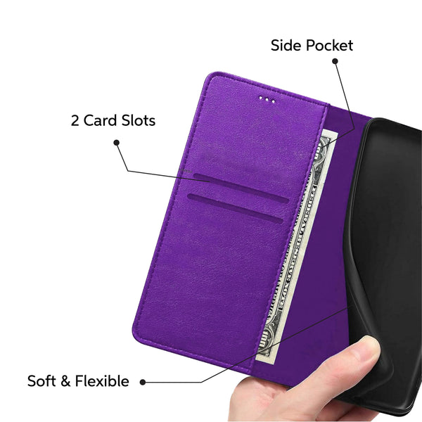 Luxury Case for iPhone 16 Pro Max Plus, 15 Pro Max Plus, 14 Pro Max Plus, 13 Pro Max mini, 12 Pro Max Mini, 11 Pro Max XS MAX XS X SE 8 Plus 7 Plus 6 6S PlusLeather Phone Case Cover, PU Faux Leather Wallet Book Folio Flip Magnetic Shockproof Case with Car