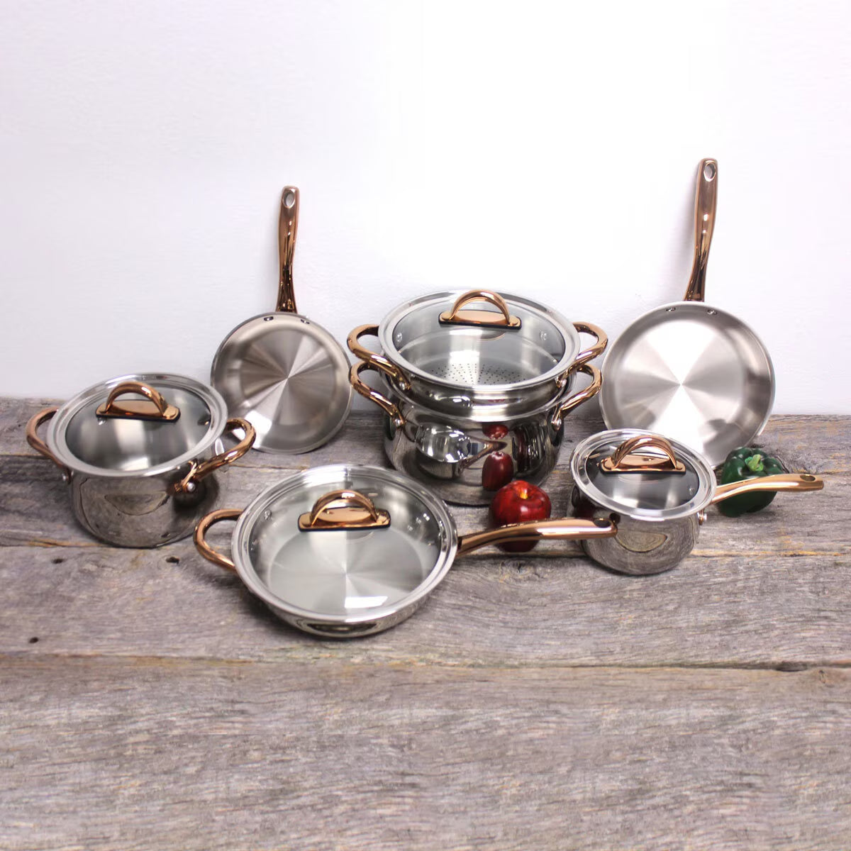 Berghoff Ouro Gold 11 Piece Cookware Set