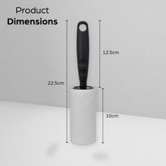 Lint Roller with 5 Refills - Pet Hair Remover for Dog & Cat Fur on Clothes, Sofas & Carpets, 300 Extra Sticky Sheets
