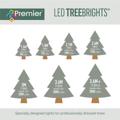 Premier 1500 LED Treebrights String Lights with Timer