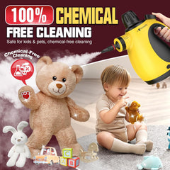 Handheld Pressurized Steam Cleaner with 11-Piece Accessory Set, Multi-Surface Steamer for Cleaning