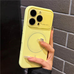 Phone Case - New Colorful Full Lens Protection Phone Case for Iphone 17 Air 16 15 14 13 Pro Max Magnetic Cover
