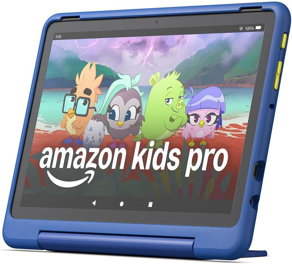 Amazon Fire HD 10 Kids Pro Tablet (Newest Gen)| Ages 6–12, Long Battery Life, Includes Ads-Free Books, Games, Apps and Videos That Children Love, 10.1