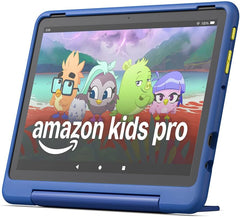 Amazon Fire HD 10 Kids Pro Tablet (Newest Gen)| Ages 6–12, Long Battery Life, Includes Ads-Free Books, Games, Apps and Videos That Children Love, 10.1