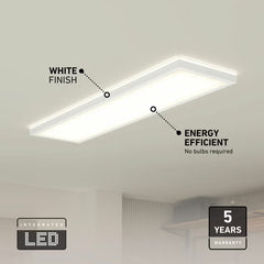 Artika Rayma LED Flat Panel Light with Backlight 121.4 X 30.5 Cm