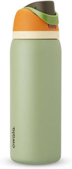 Owala Freesip Insulated Stainless Steel Water Bottle with Straw for Sports and Travel, Leak Proof, Bpa-Free, 945Ml, Iced Breeze
