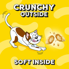 4 x 350g Dreamies Adult Cat Treats Mega Tubs Cheese Cat Biscuits (1.4kg)