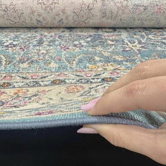 Concept Looms Vintage Kashan Blue Rug, in 3 Sizes
