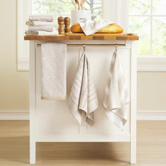 Town & Country Organic Kitchen Towels 8 Pack, in 4 Designs