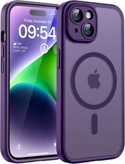 TOCOL Magnetic for Iphone 17 Pro Max Case 6.9-Inch, Compatible with Magsafe, Full Camera Protection, Built-In Magnetic Ring, Drop Protection Shockproof Translucent Matte Phone Cover