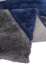 Luxury Soft Shaggy Area Rug – Modern Non-Shedding Geometric Triangles Design, High-Pile Plush Living Room Carpets, Large Thick Rug for Bedroom, Kitchen, Lounge & Home Décor – Contemporary Floor Rug & Mats