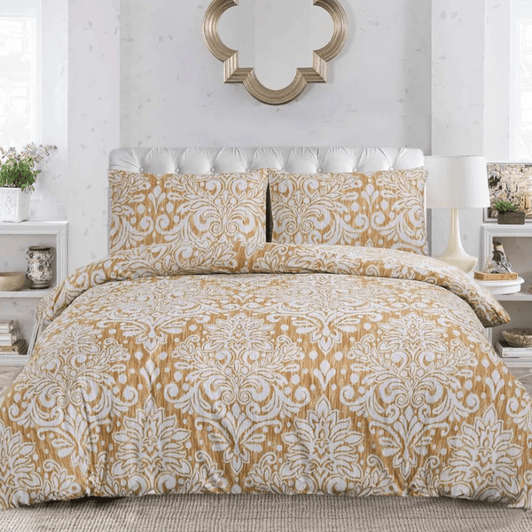 Premium Microfiber Printed Duvet Quilt Cover Set – Floral Patchwork Bedding, Single to Super King