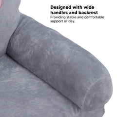 Cozy Kid Folding Sofa, Plush, Washable Lounge Chair for Playroom & Nursery, Foldable Soft Toddler Chair for Reading Relaxing Sleeping