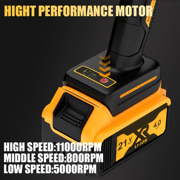 The New 2026 Angle Grinder Is Equipped with Two Lithium-Ion Batteries, a Fast Charger, And a Wireless Polishing Machine with a Complete Set of Accessories, Enhancing The Product'S Versatility And Ease of Use