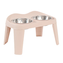 Dog Bowls with Stand, Adjustable Raised Dog Bowl for Large Dogs, Dog Feeding Station with 2 Stainless Steel Dog Bowls, Non-Slip elevated dog bowls